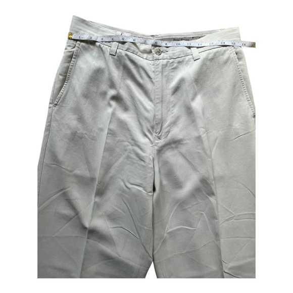 Vintage Tommy Bahama Classic Khaki Trouser Cotton/Silk Blend - Picture 3 of 7